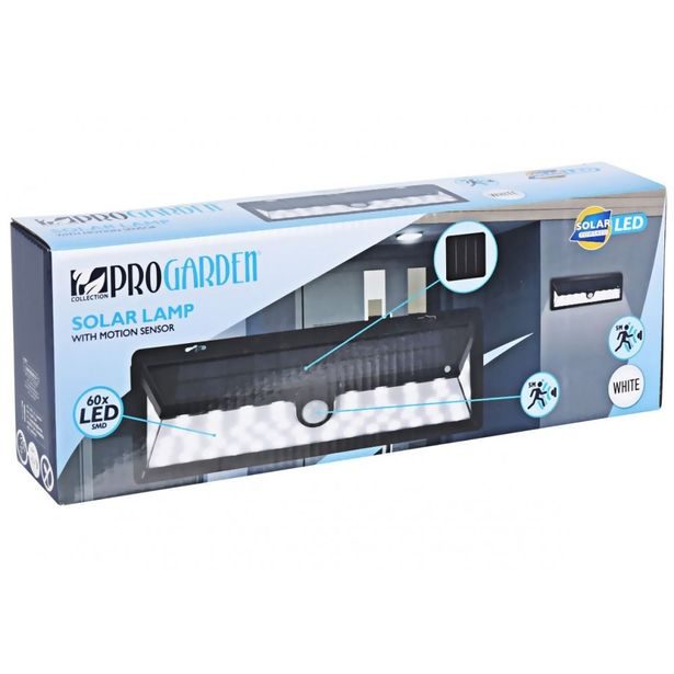 PROGARDEN Solární LED světlo s detektorem pohybu KO-DX9520030