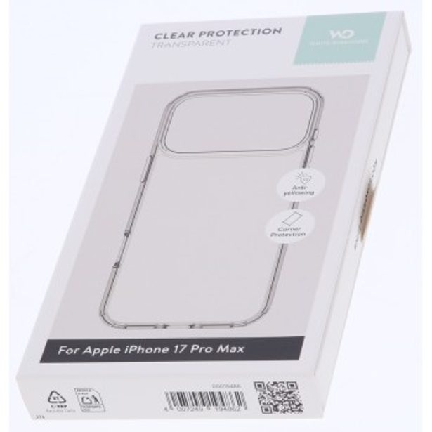 White Diamonds Clear Protection Case, kryt pro Apple iPhone 17 Pro Max, průhledný