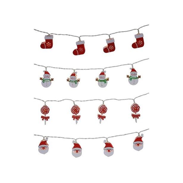 HIT ŘETĚZ SVĚTELNÝ 10LED S ČASOVAČEM, ASSORT_hamashop