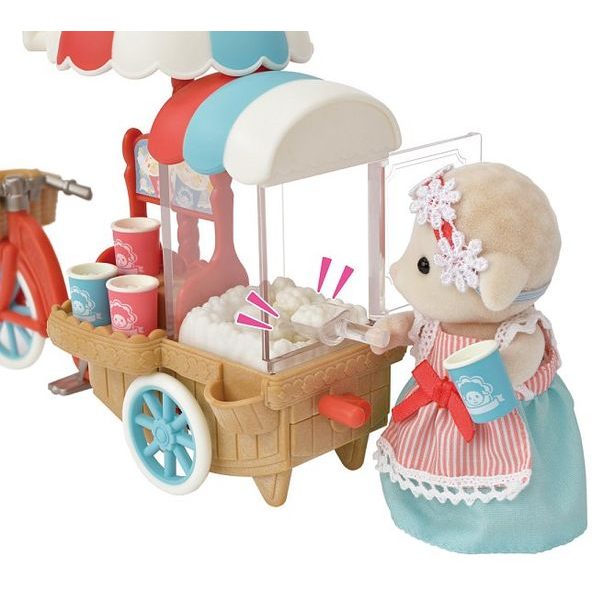 Sylvanian family Popcorn pojízdná prodejna s ovečkou