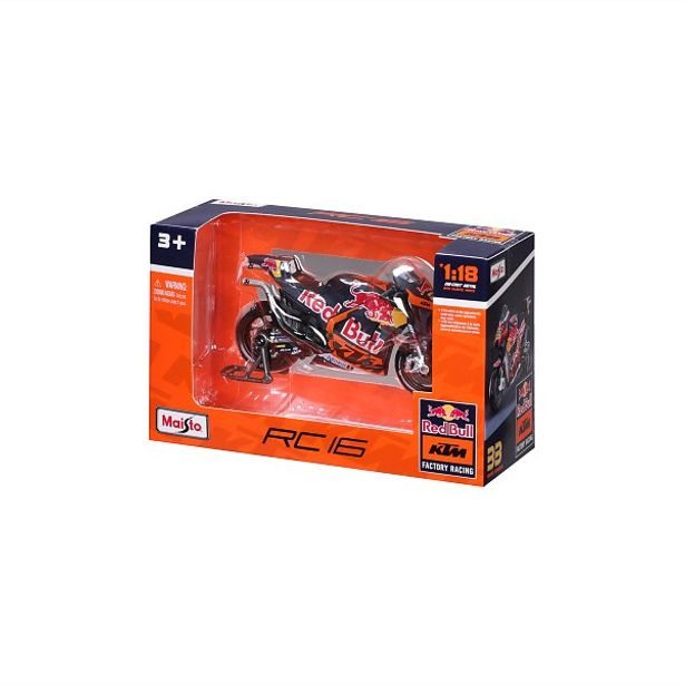 Maisto Maisto - Motocykl, Red Bull KTM Factory Racing 2023, 33 Brand Binder, 1:18