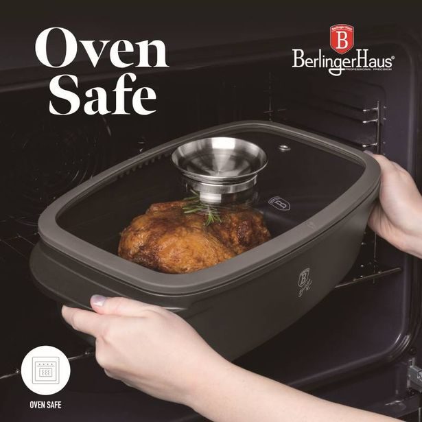 BERLINGERHAUS Pekáč s titanovým povrchem a aroma poklicí Antracit Collection BH-8800