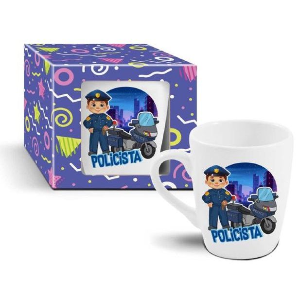 hrnek 340ml POLICISTA moto, dětský, DB, keramika