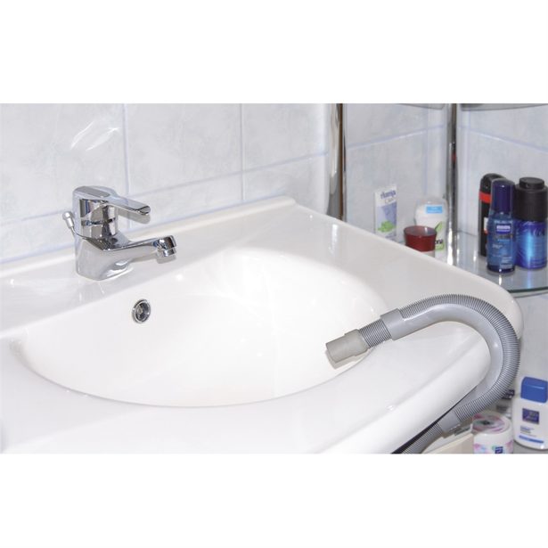 Xavax odtoková hadice pro pračky, myčky, flexibilní, 4 m, balená v PE sáčku