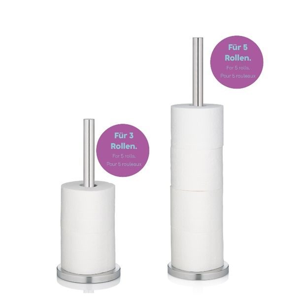 KELA Držák WC papíru CARTA nerez pr. 15cm x v. 37cm KL-22827