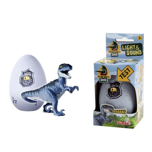 Figurka dinosaura ve vajíčku, 3 druhy