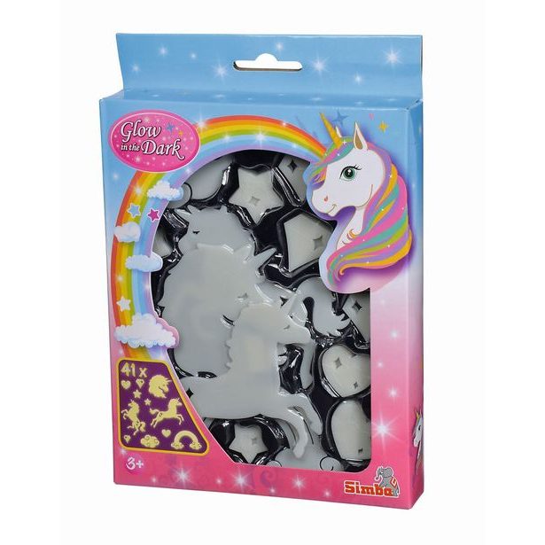 GID svítící sada jednorožec, 41 dílů