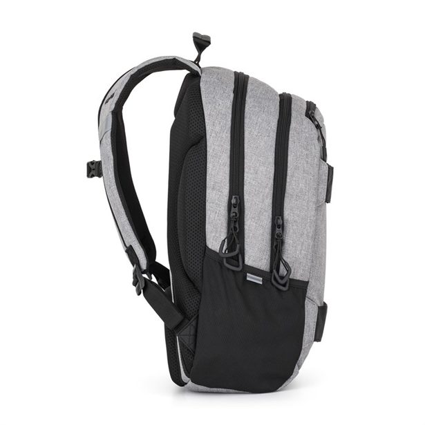 Studentský batoh + etue OXY Sport Grey Melange