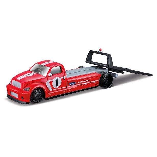 Maisto Maisto Flatbed - 2018 Ford GT Heritage Edition, červená, 1:64