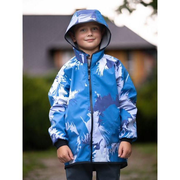 Unuo, Dětská softshellová bunda s fleecem Basic, Modrá, Variace