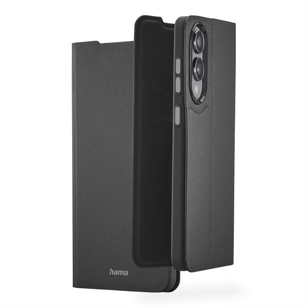 Hama Eco Premium, kryt pro Samsung Galaxy S25 Edge, umělá kůže, 20% recyklovaných materiálů, černý