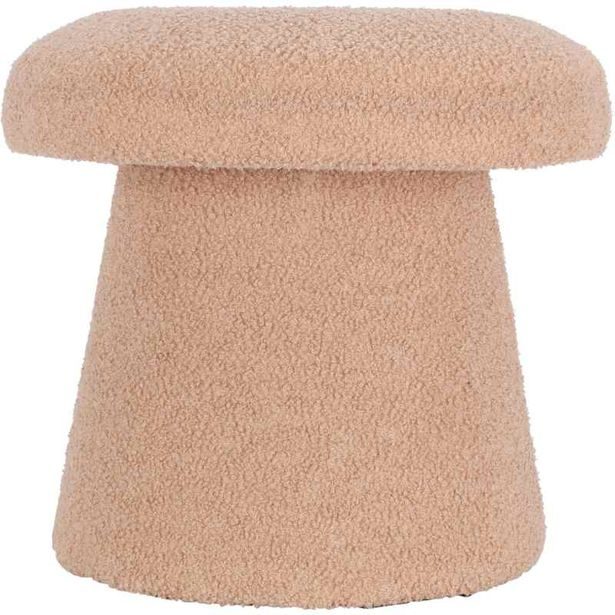 HOMESTYLING Taburet ve tvaru houby 43 cm béžová KO-AAK400110