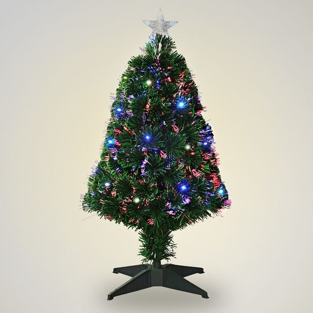 HOMESTYLING Vánoční stromeček s LED osvětlením 60 cm barevný KO-AFB000120