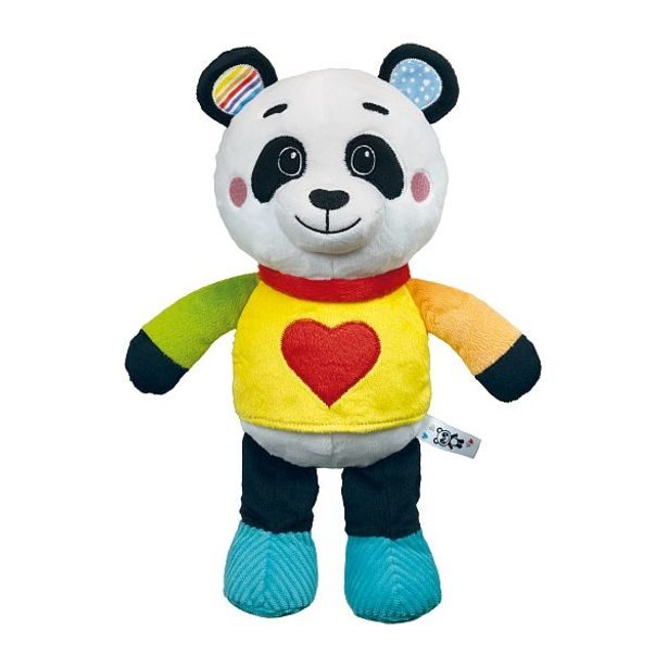 CLEMENTONI Mazlící plyšová Panda se zvuky