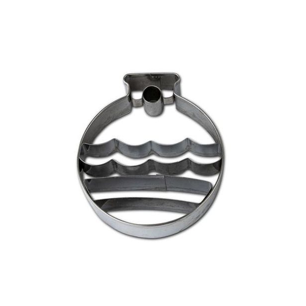 TORO VYKRAJOVÁTKA NA CUKROVÍ-KOULE VÁNOČ,7-8CM,STŘÍBRNÁ_hamashop