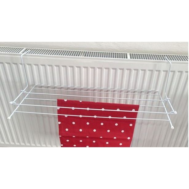 sušák 3,6m, radiátor, balkón, hran.ucho, 68x31,5cm, bílý drát