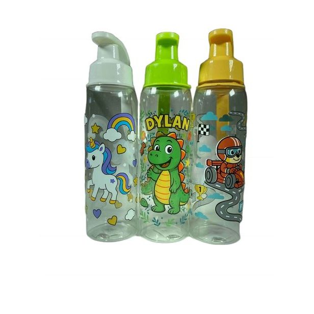 láhev 0,50l ŽRALOK modrý, TRITAN, nápitka, kryt, dětská, plast