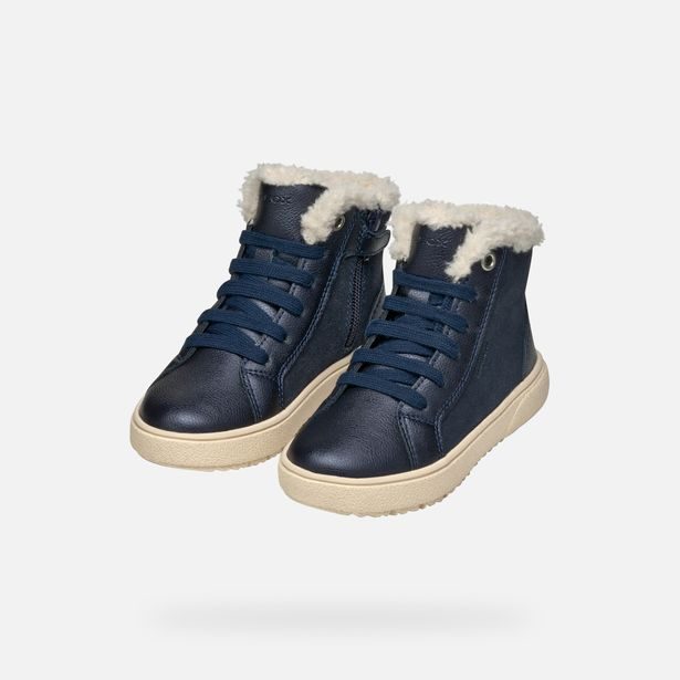 Tmavě modré dívčí tenisky Geox Theleven Girl B AB