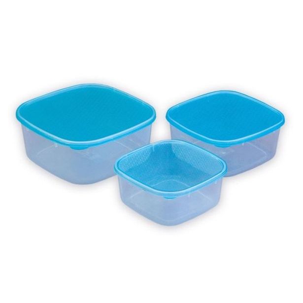 box-sada 3ks, (0,9+1,2+2l), plast