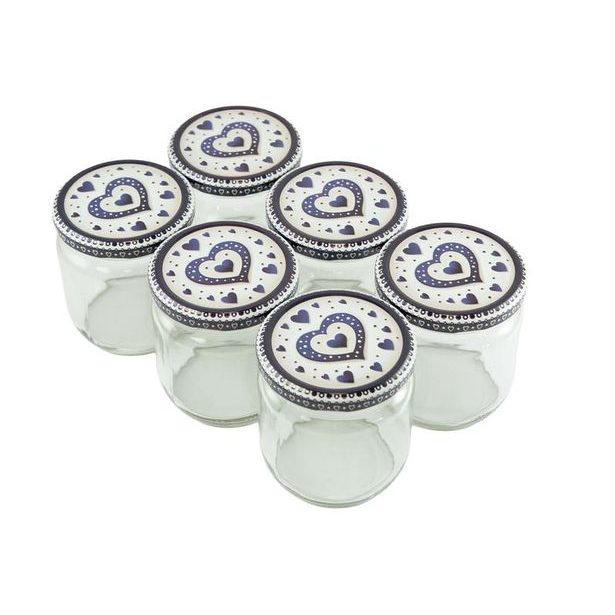 Nezařazeno SADA SKLENIC 6KS TWIST NA ZAVAŘ.425ML VÍČKO 82MM