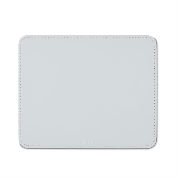 Hama podložka pod myš s koženým designem, bílá