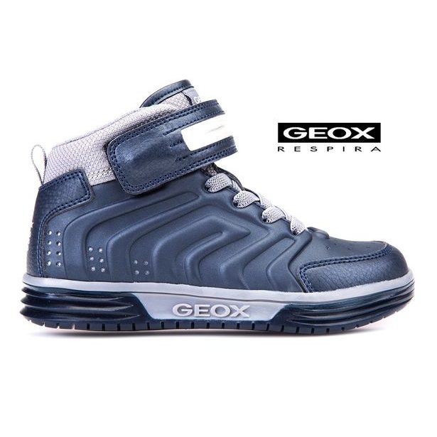 Celoroční obuv GEOX J ARGONAT B.B. NAVY/SILVER