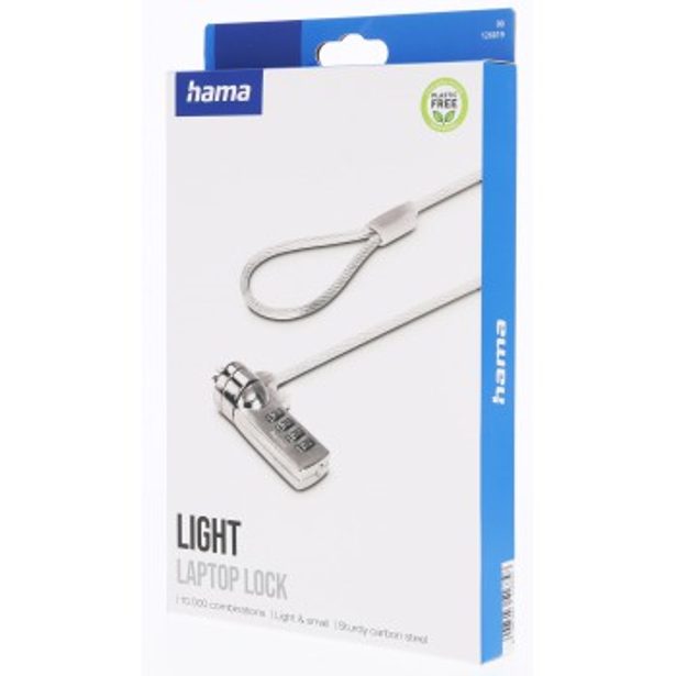Hama zámek pro notebook Light, 4místný číselný kód