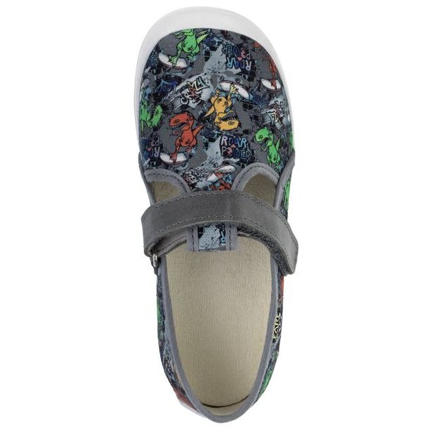 Chlapecké papuče na suchý zip Fare - Dino