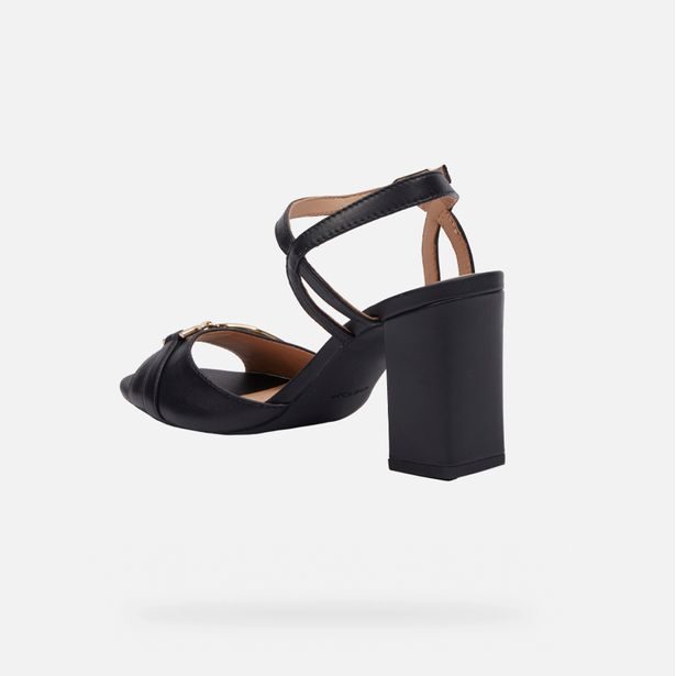 Černé dámské sandály Geox New Eraklia 80