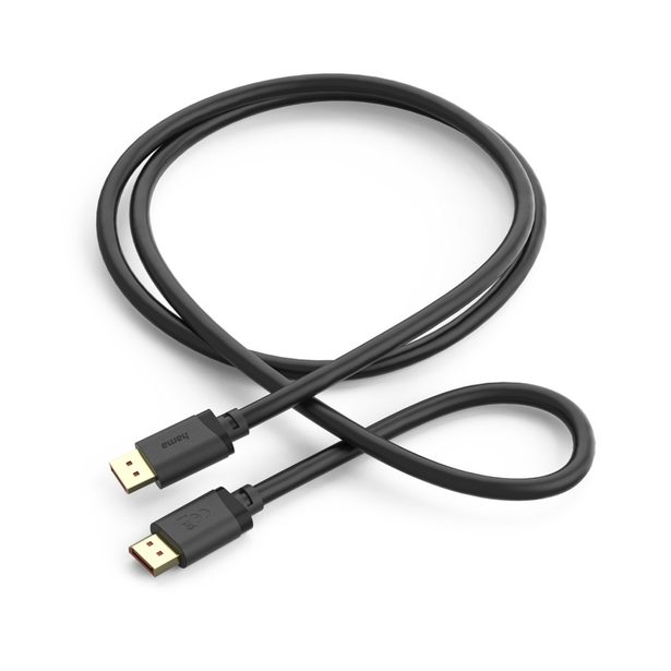 Hama DisplayPort 2.1 kabel UHD/16K, 80 Gb/s, 2 m