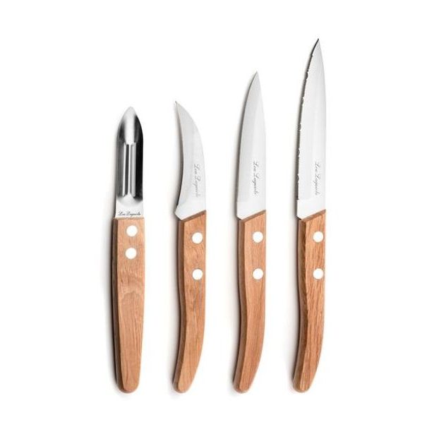 Amefa SADA NOŽŮ 4KS PŘÍRODNÍ DŘEVO_hamashop