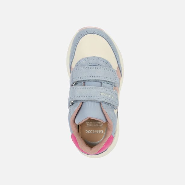 Světle modré dívčí tenisky Geox Flexyper Mini