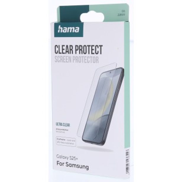 Hama Clear Protect, ochranné sklo na displej pro Samung Galaxy S25+