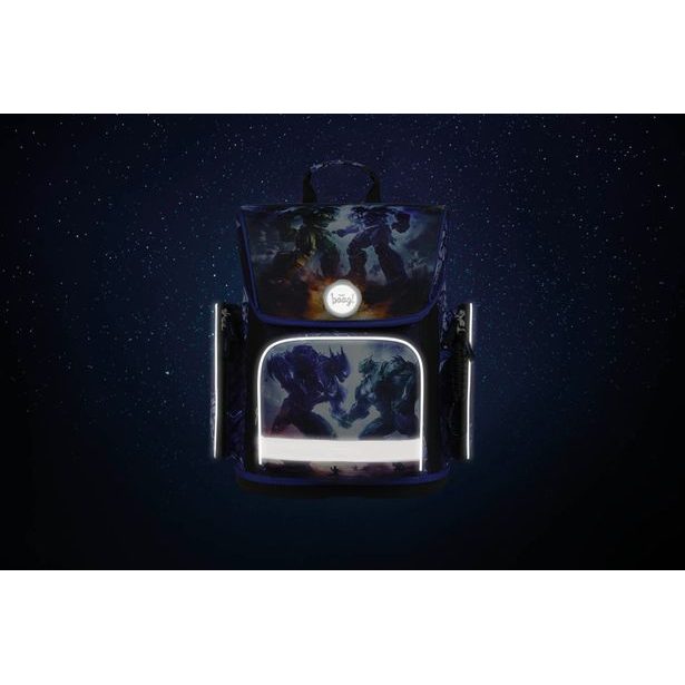 BAAGL SET 5 Ergo Roboti: aktovka, penál, sáček, zástěra, peněženka