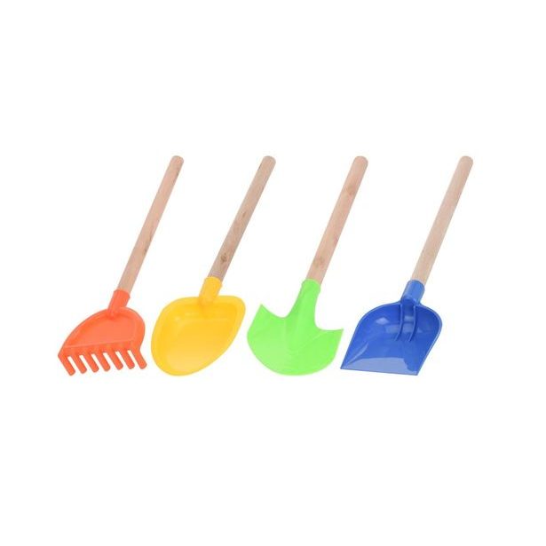 nářadí 42cm dětské (1KS), 4druhy, dřevo/plast