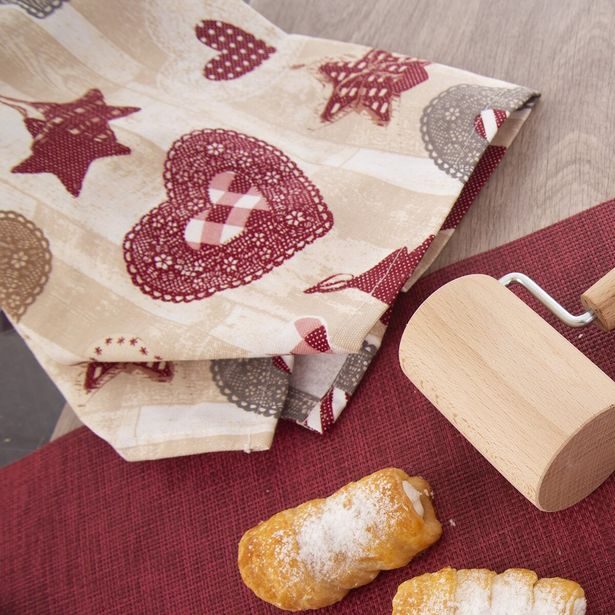 Zástěra kuch. bavlna SRDCE