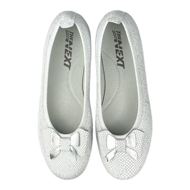 Dívčí baleríny Ciciban - Stříbrné