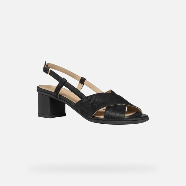Černé dámské sandály Geox Aurely 50