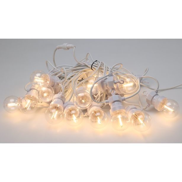 PROGARDEN Světelný řetěz LED PARTY 20 žárovek bílý KO-LE2200170