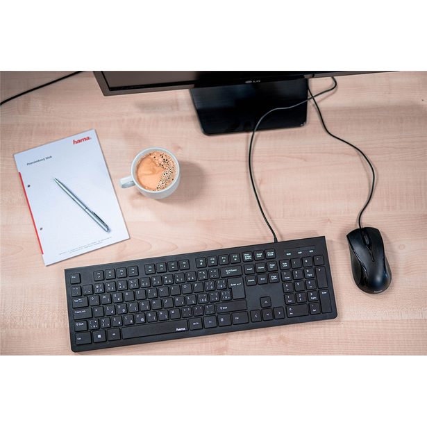 Hama klávesnice Basic KC 200, černá