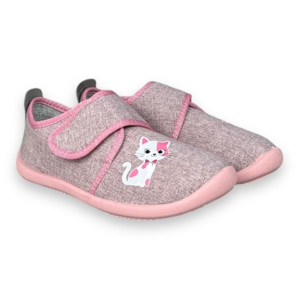 Dívčí BAREFOOT domácí obuv Befado Softer - Kočka