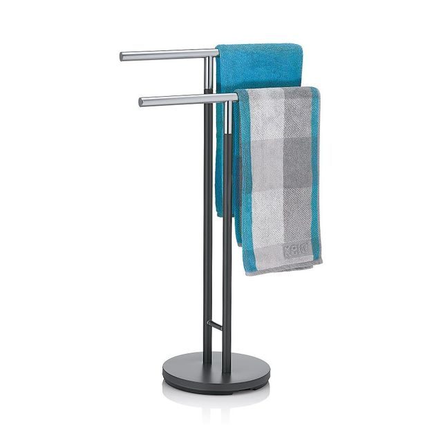 KELA Držák na ručníky LEVI chrom 92,5 cm KL-22230
