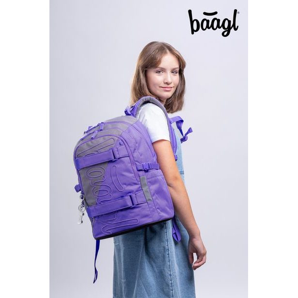 BAAGL SET 3 Skate Dual: batoh, penál, sportovní taška GRS