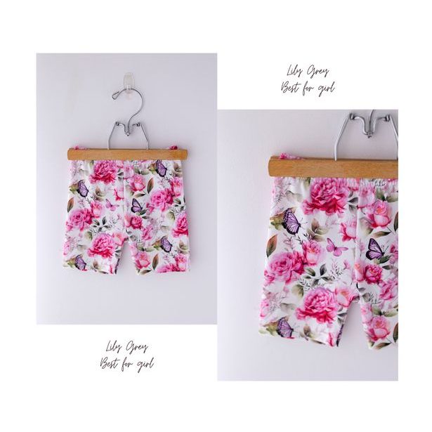 Lily Grey Kraťasy - Butterfly&flowers