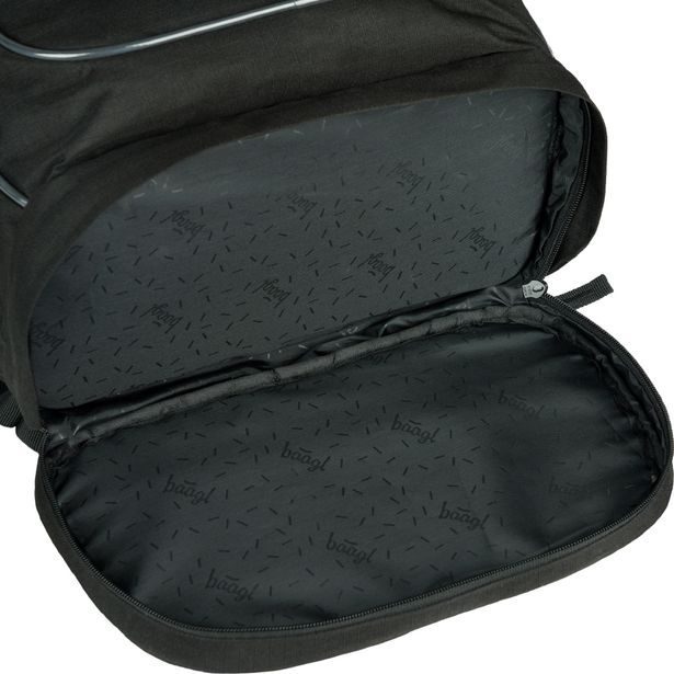 BAAGL Školní batoh Cubic Uni Černá