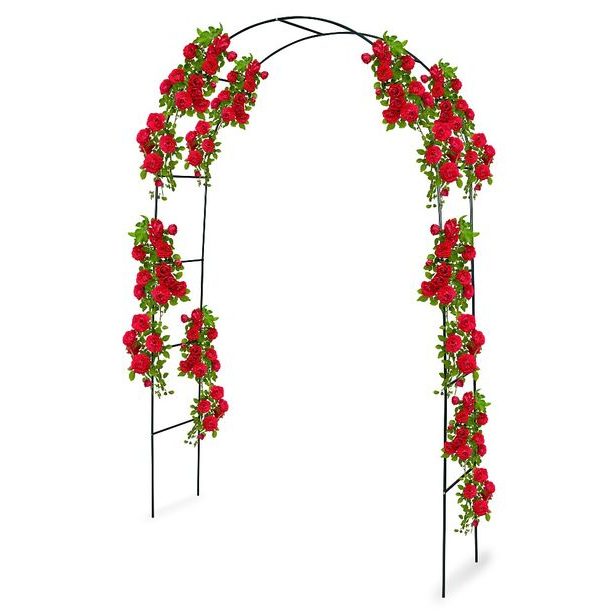 KINZO Zahradní oblouk na růže brána 240 x 140 cm ED-230499