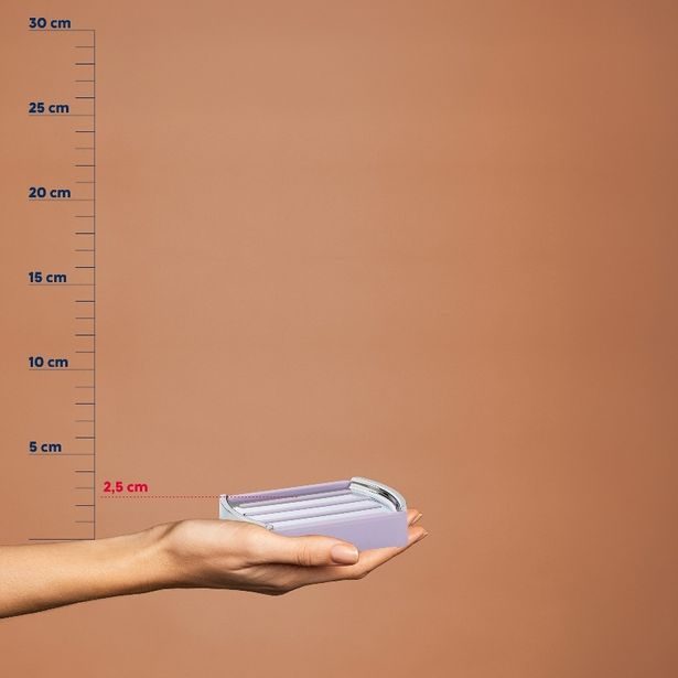 KELA Miska na mýdlo Marta plast, fialová 12,5x9x2,5 cm KL-24544