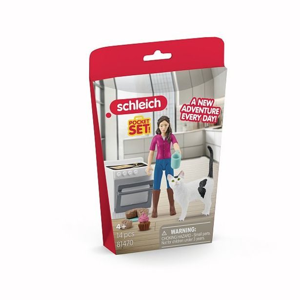 SCHLEICH Pekařka s kočkou a příslušenstvím