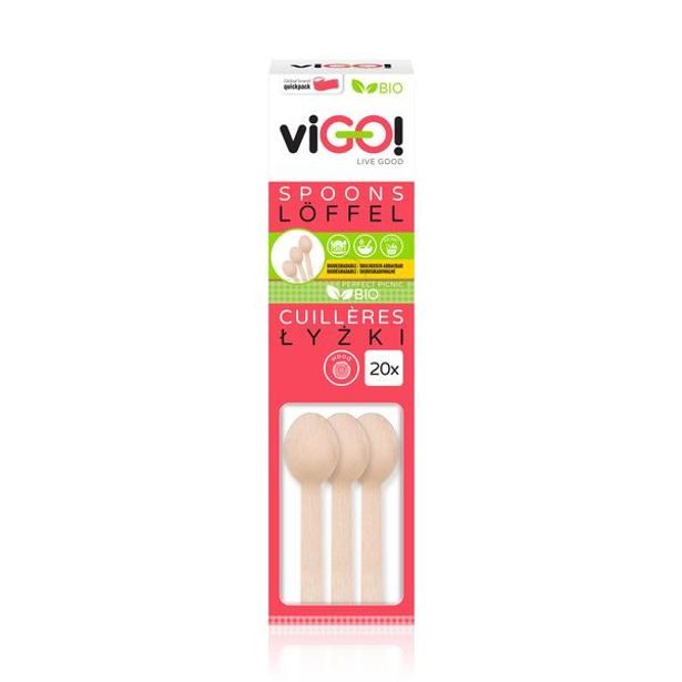 VIGO VIGO! DŘEVĚNÁ LŽÍCE 20 KS V KRABIČCE_hamashop