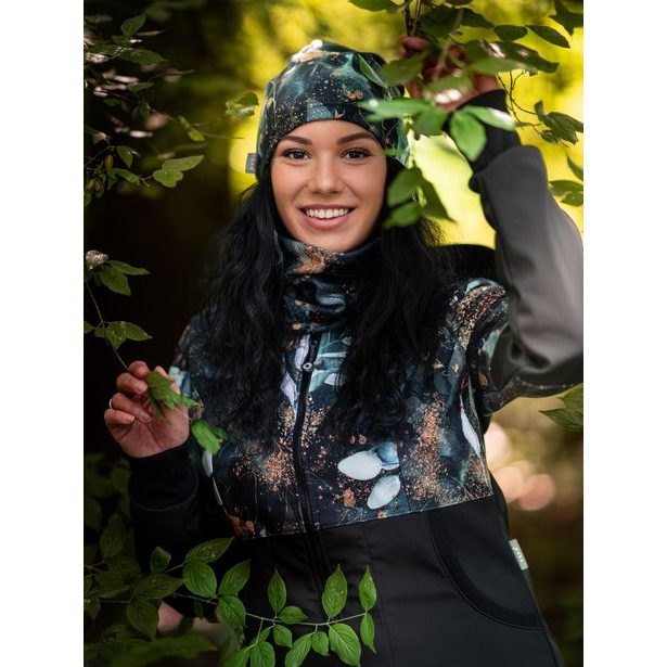 Unuo, Dámský nákrčník z fleecu, Listy a větvičky